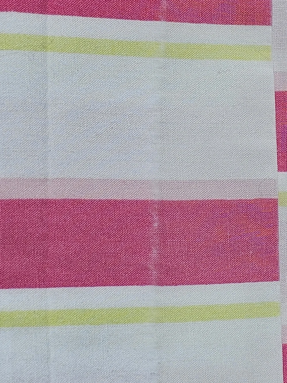 Pottery Barn Kids Pink Stripe Flat Sheet.  Twin